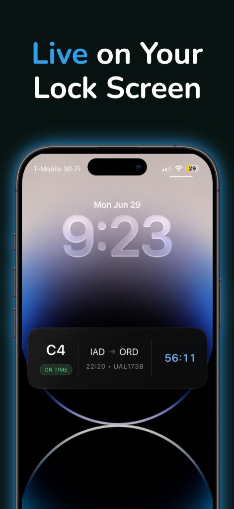 Aerflow App Store preview: Live on Your Lock Screen